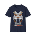 One Mic, Two Voices - Navy - front