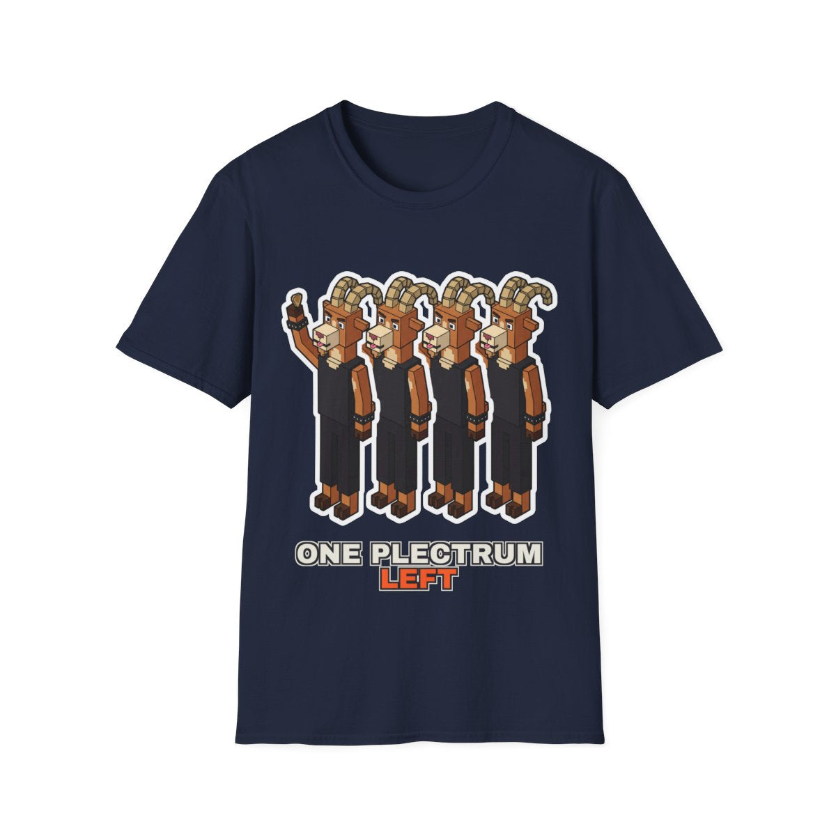 One Plectrum Left - Navy - front