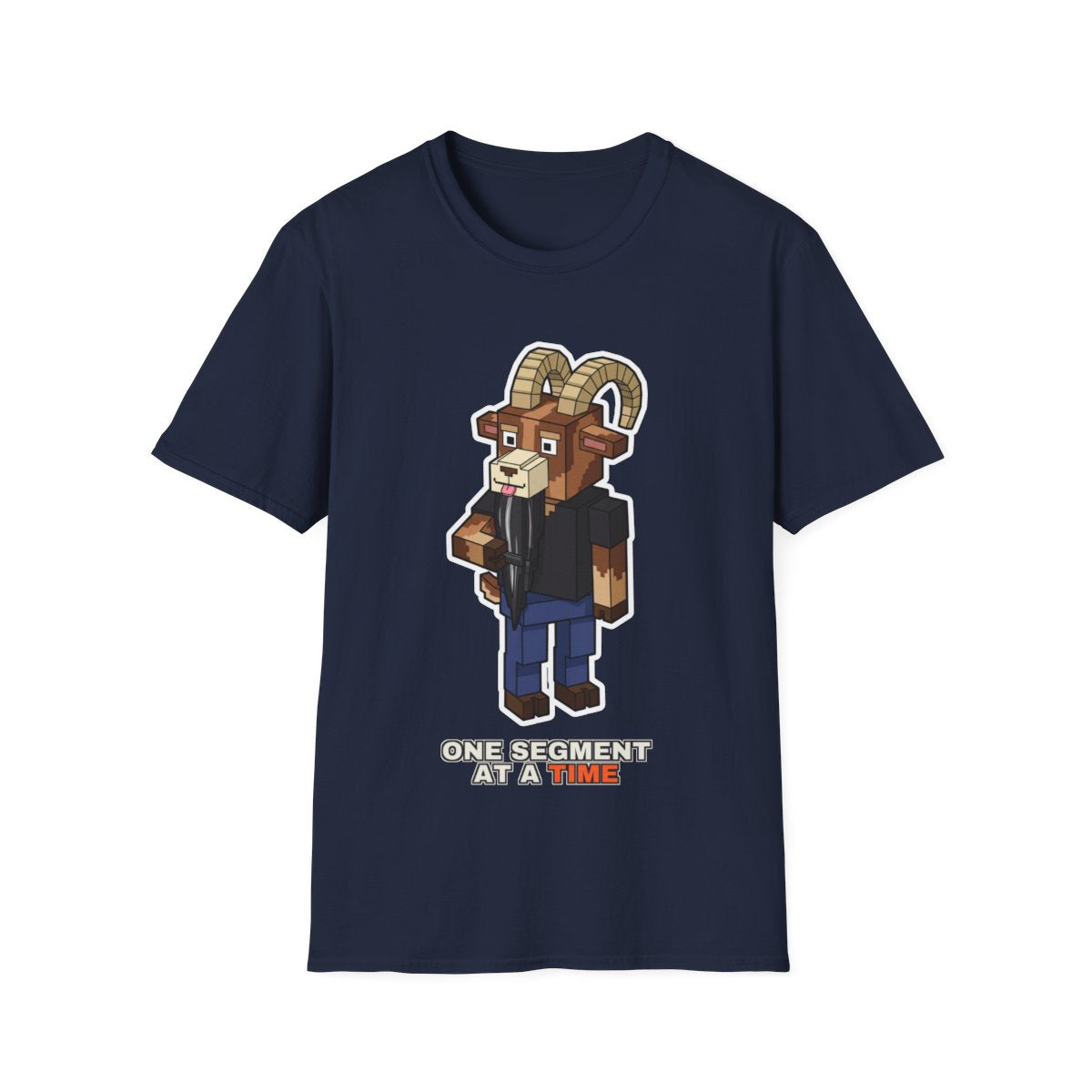 One Segment At A Time - Navy - front