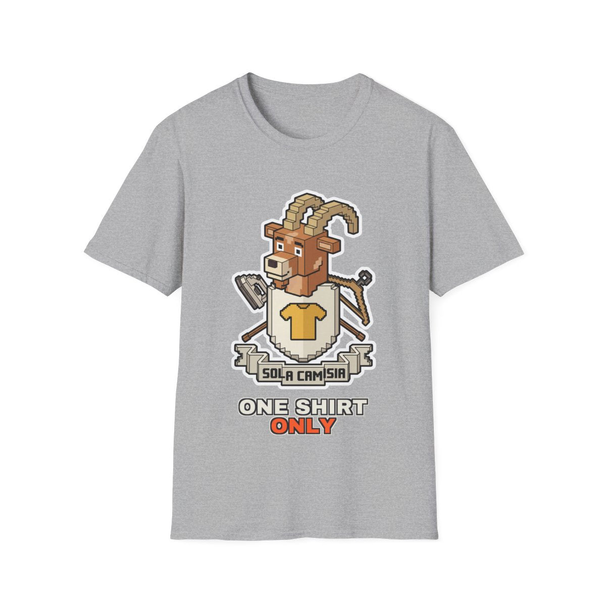 One Shirt Only - Sport Grey - front