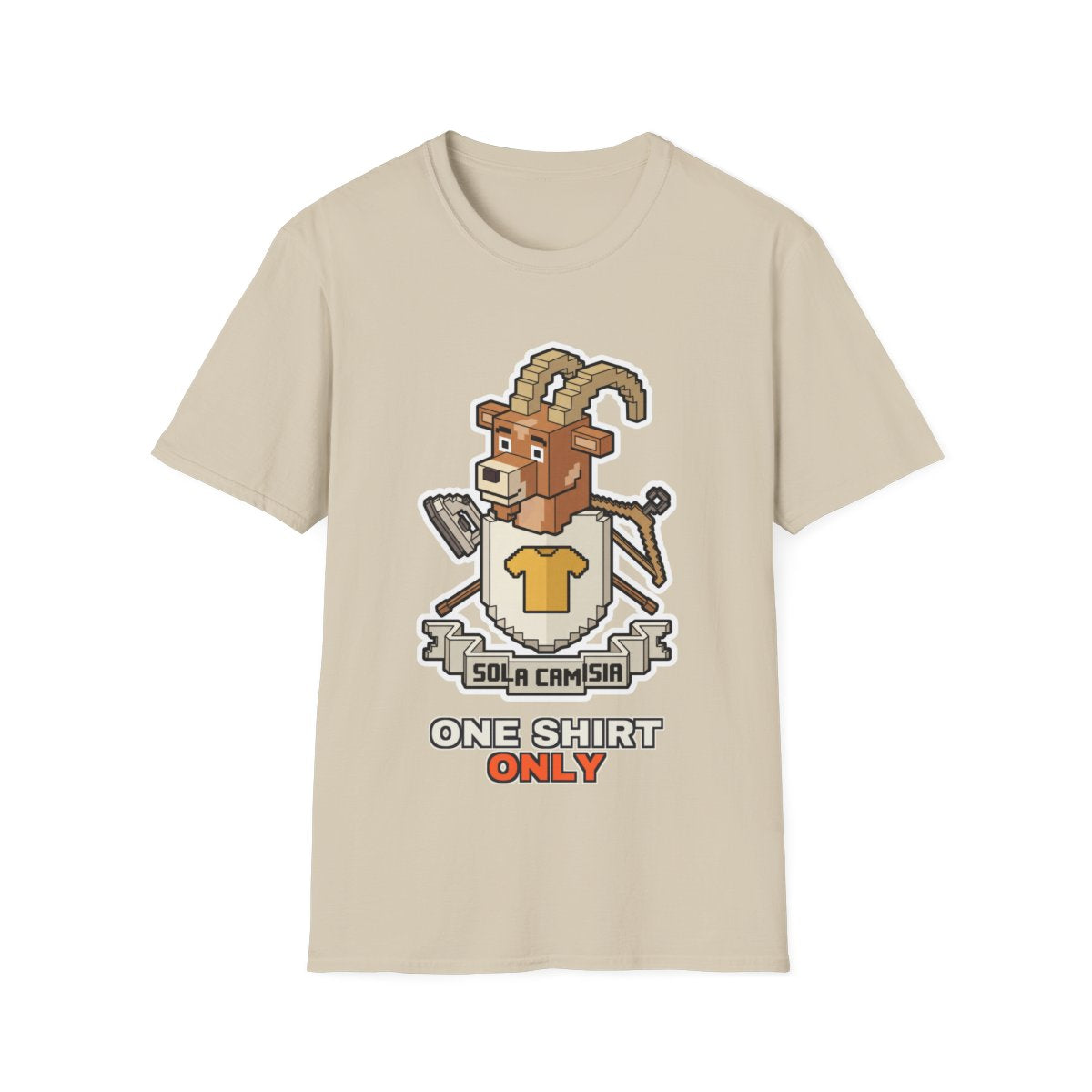 One Shirt Only - Sand - front
