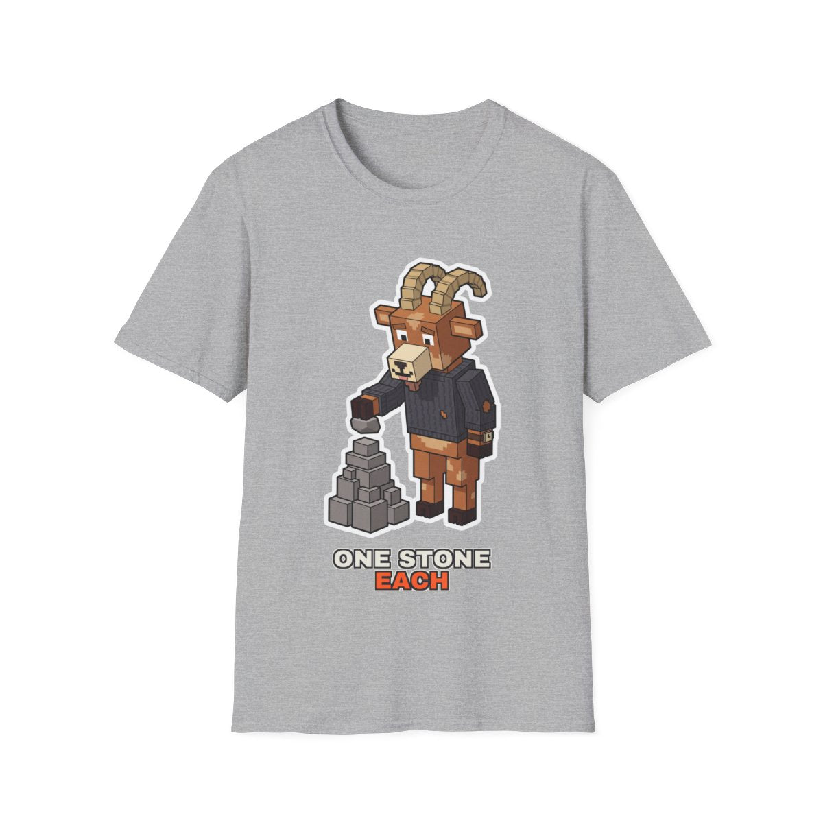 One Stone Each - Sport Grey - front