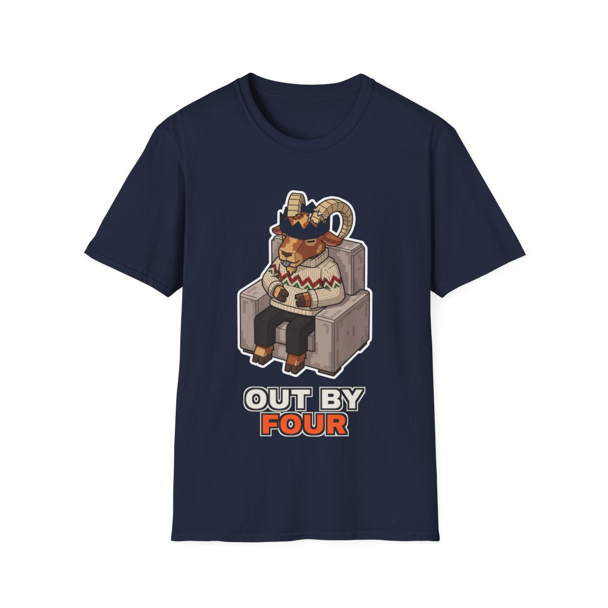Out By Four - Navy - front