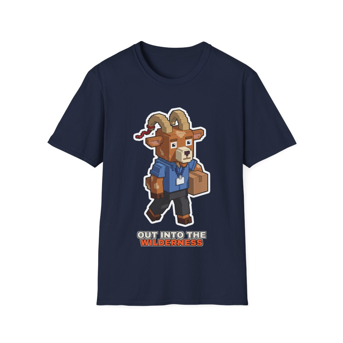 Out Into The Wilderness - Navy - front