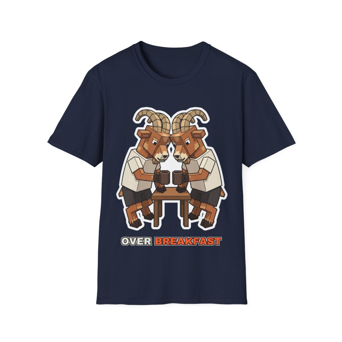Over Breakfast - Navy - front