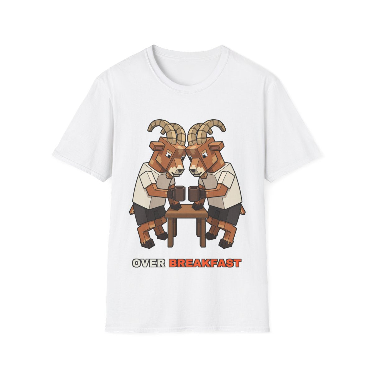 Over Breakfast - White - front