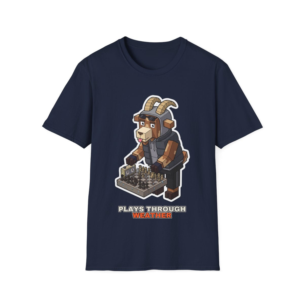 Plays Through Weather - Navy - front