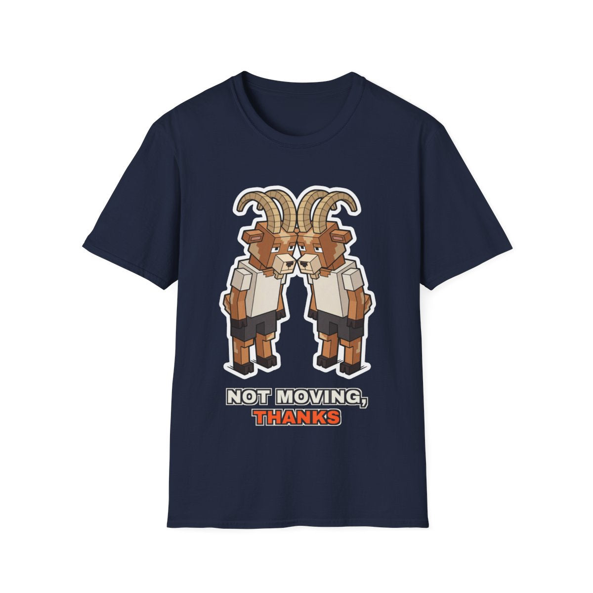 Politely Immovable - Navy - front