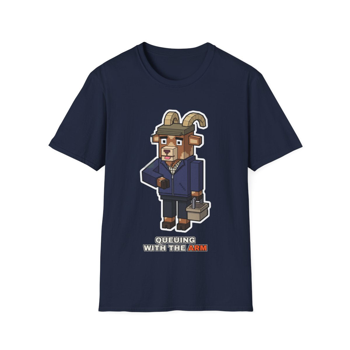 Queuing With The Arm - Navy - front