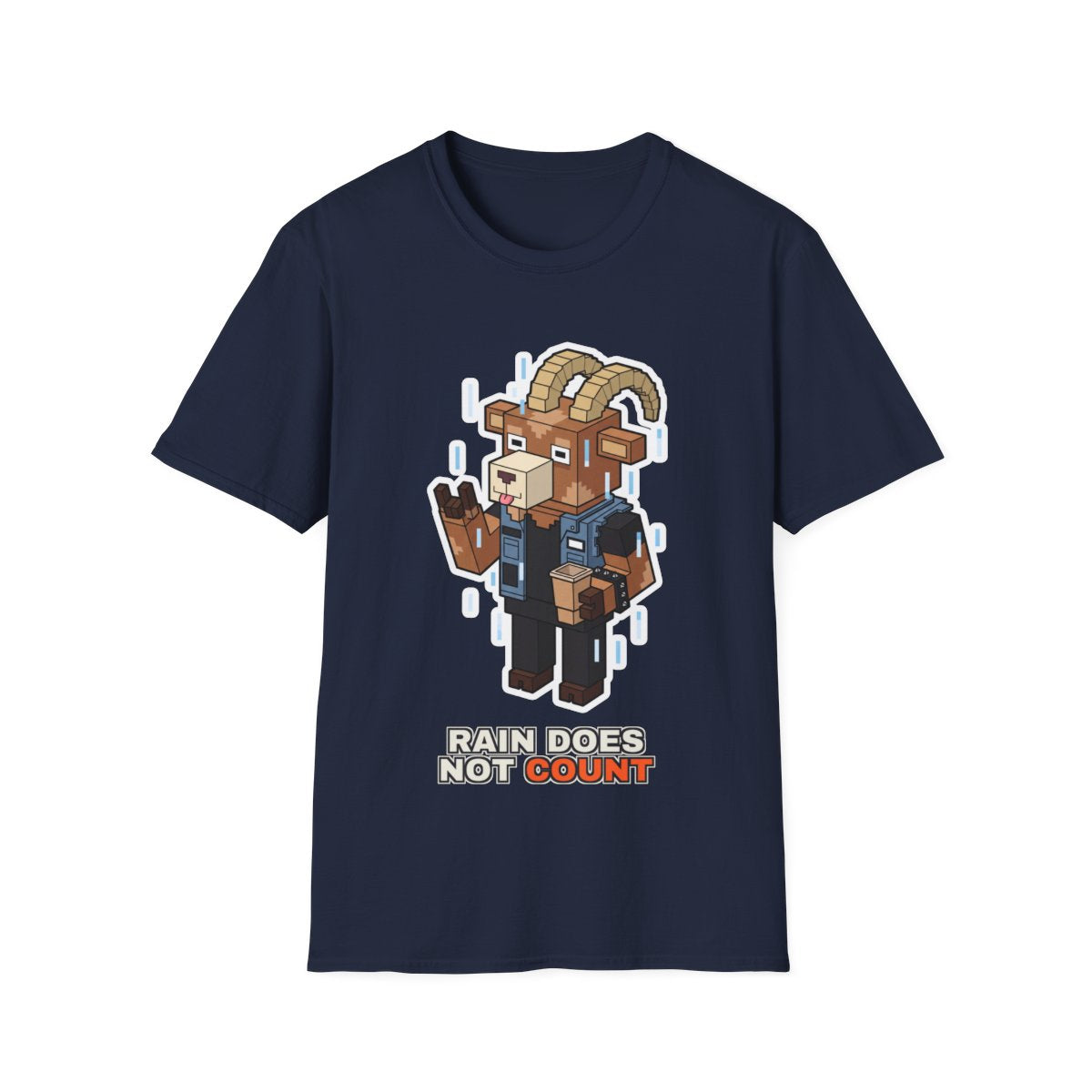 Rain Does Not Count - Navy - front