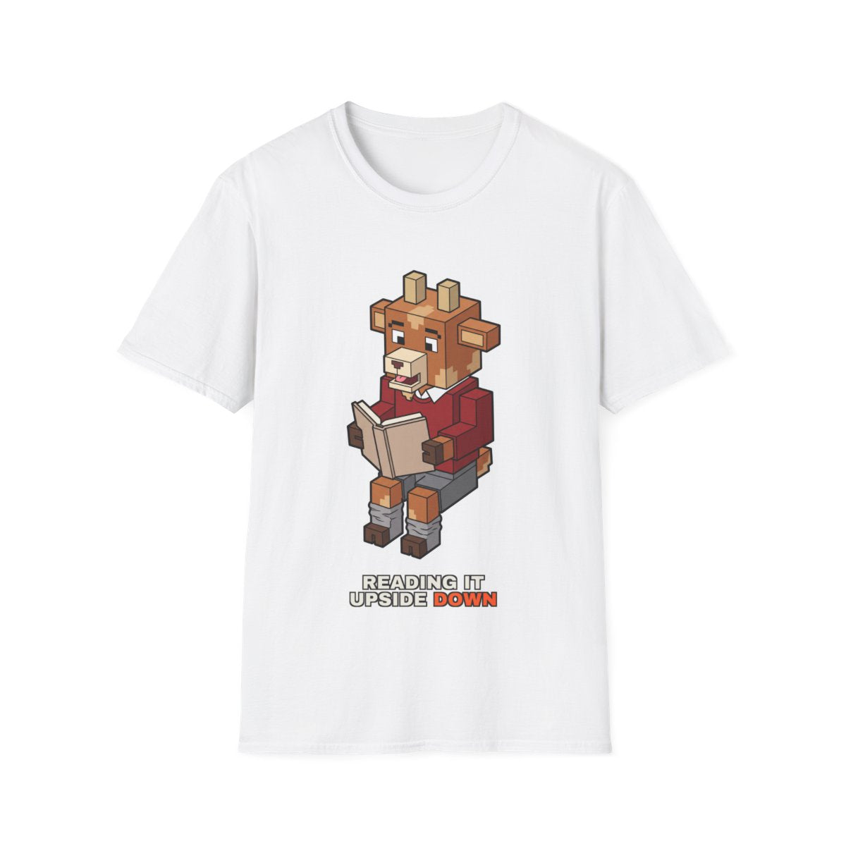 Reading It Upside Down - White - front