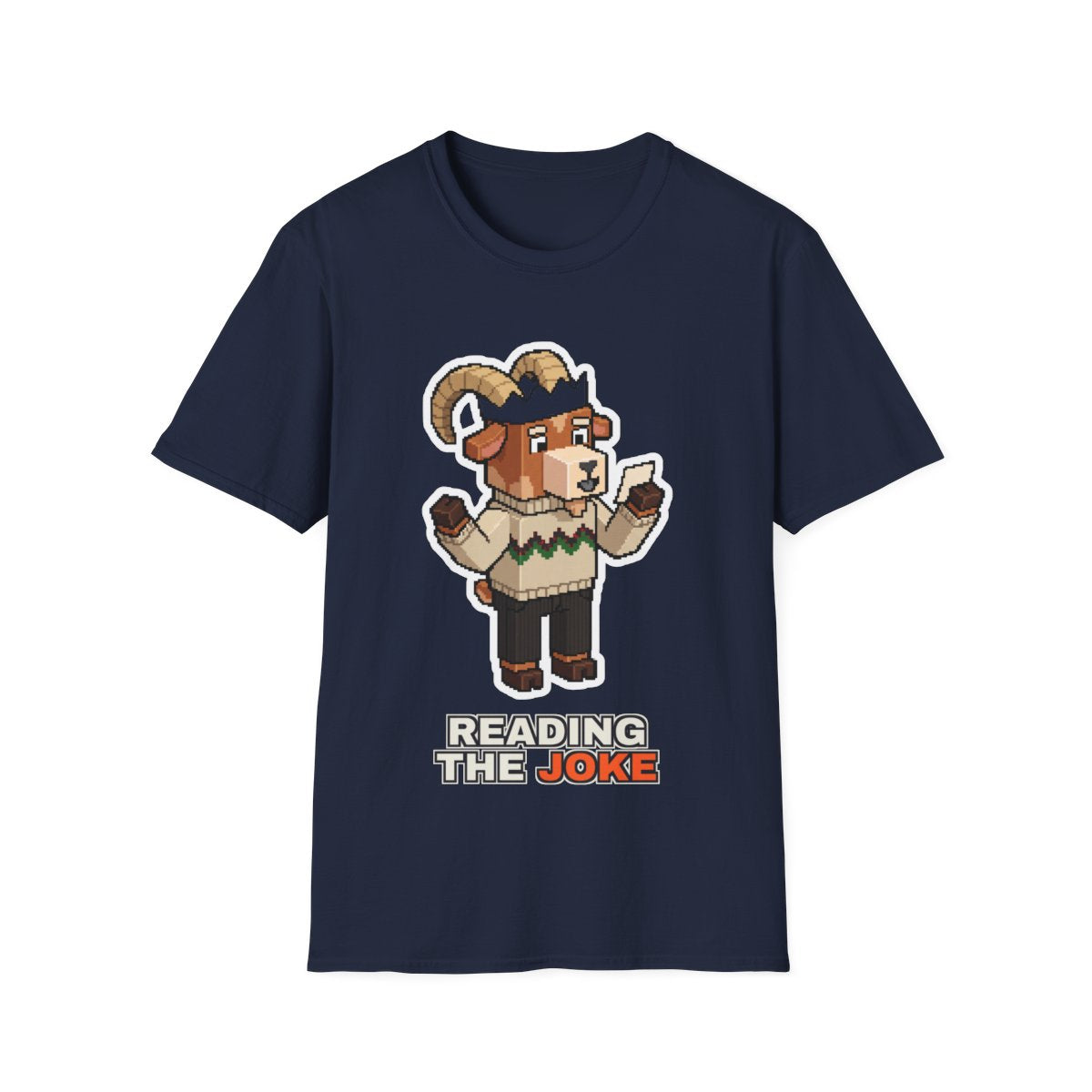 Reading The Joke - Navy - front