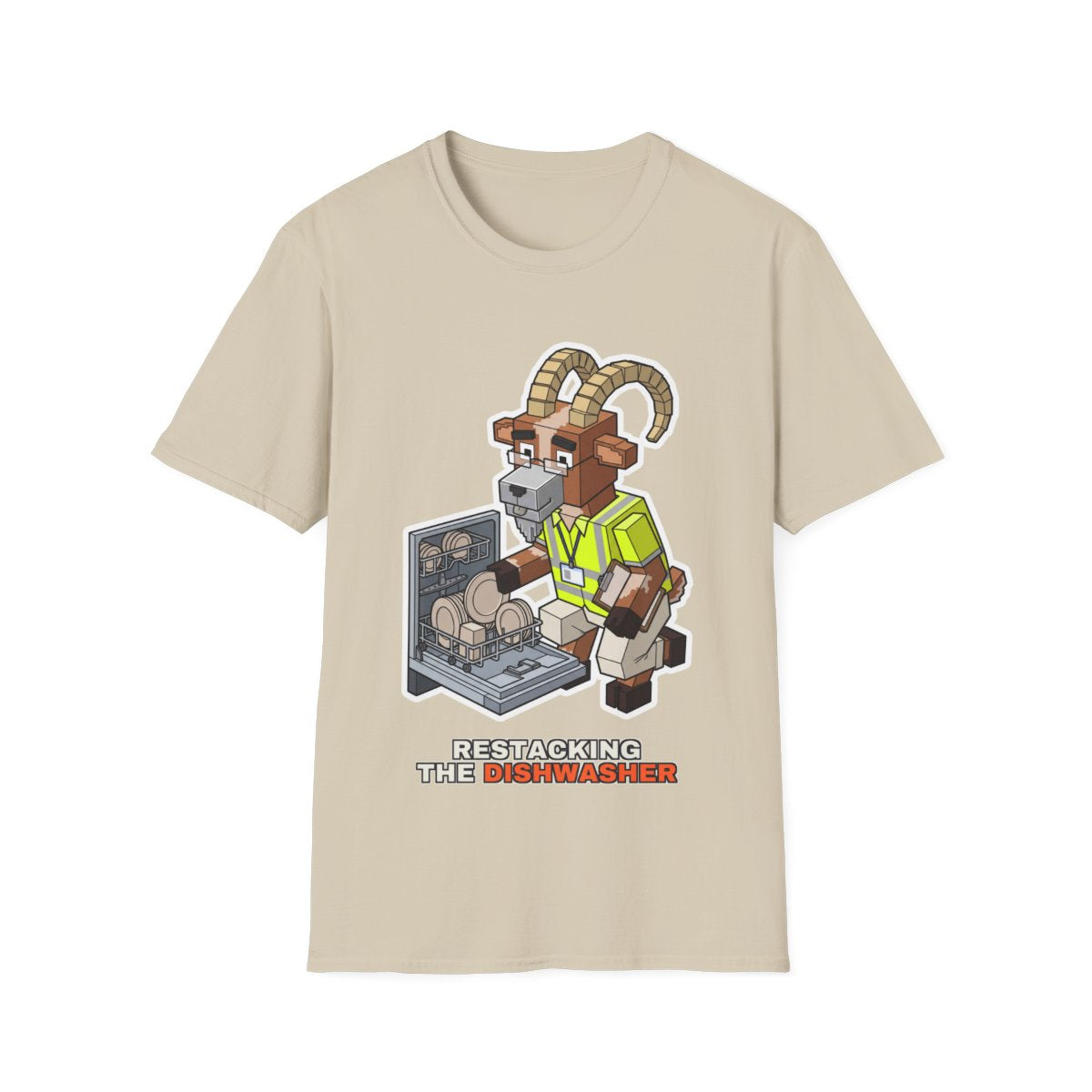 Restacking The Dishwasher - Sand - front
