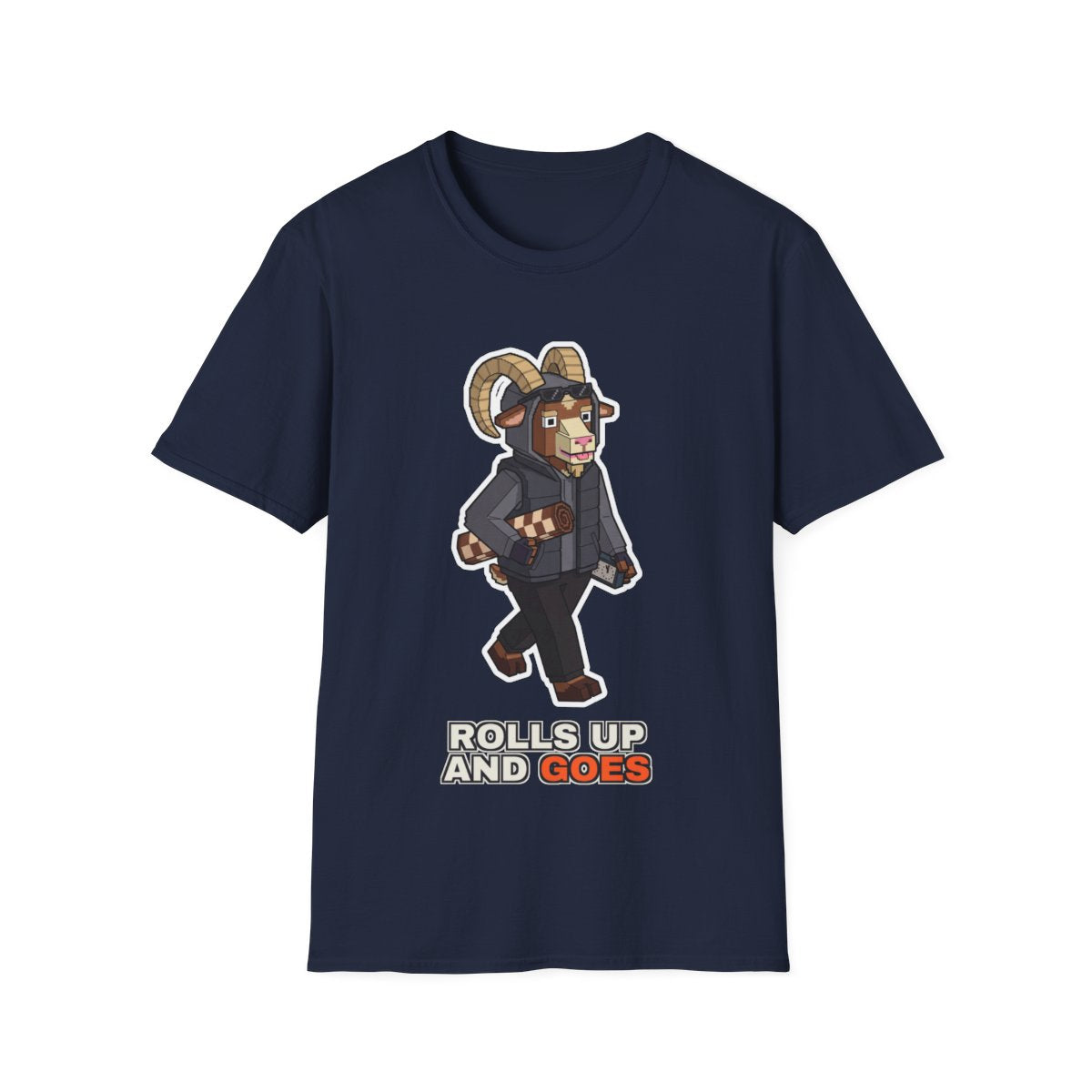 Rolls Up And Goes - Navy - front