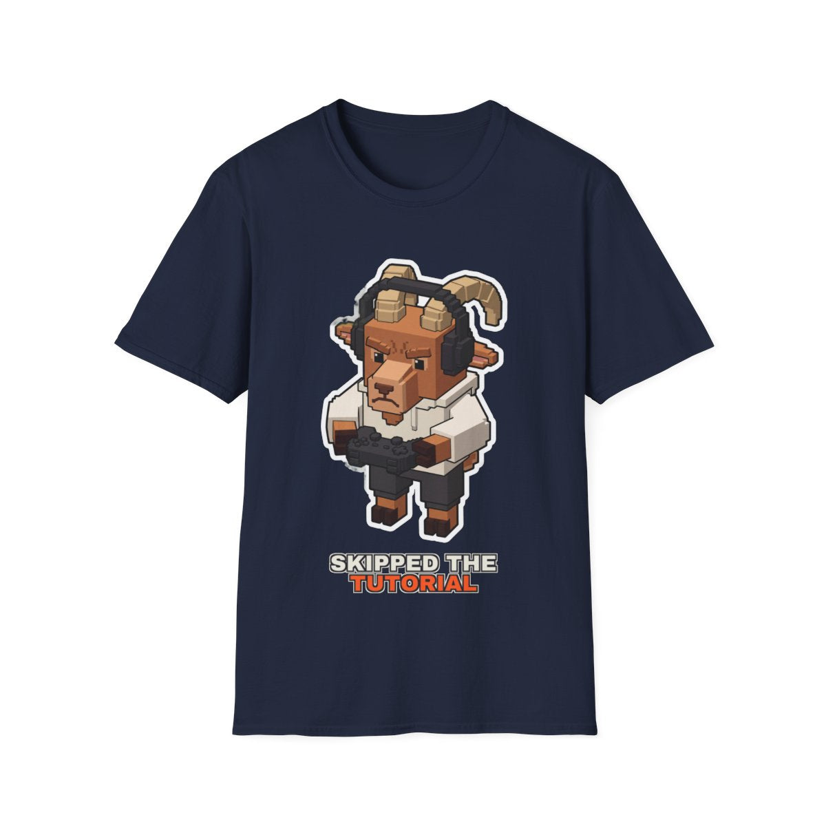 Skipped The Tutorial - Navy - front