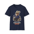 Sofa, Same Height - Navy - front