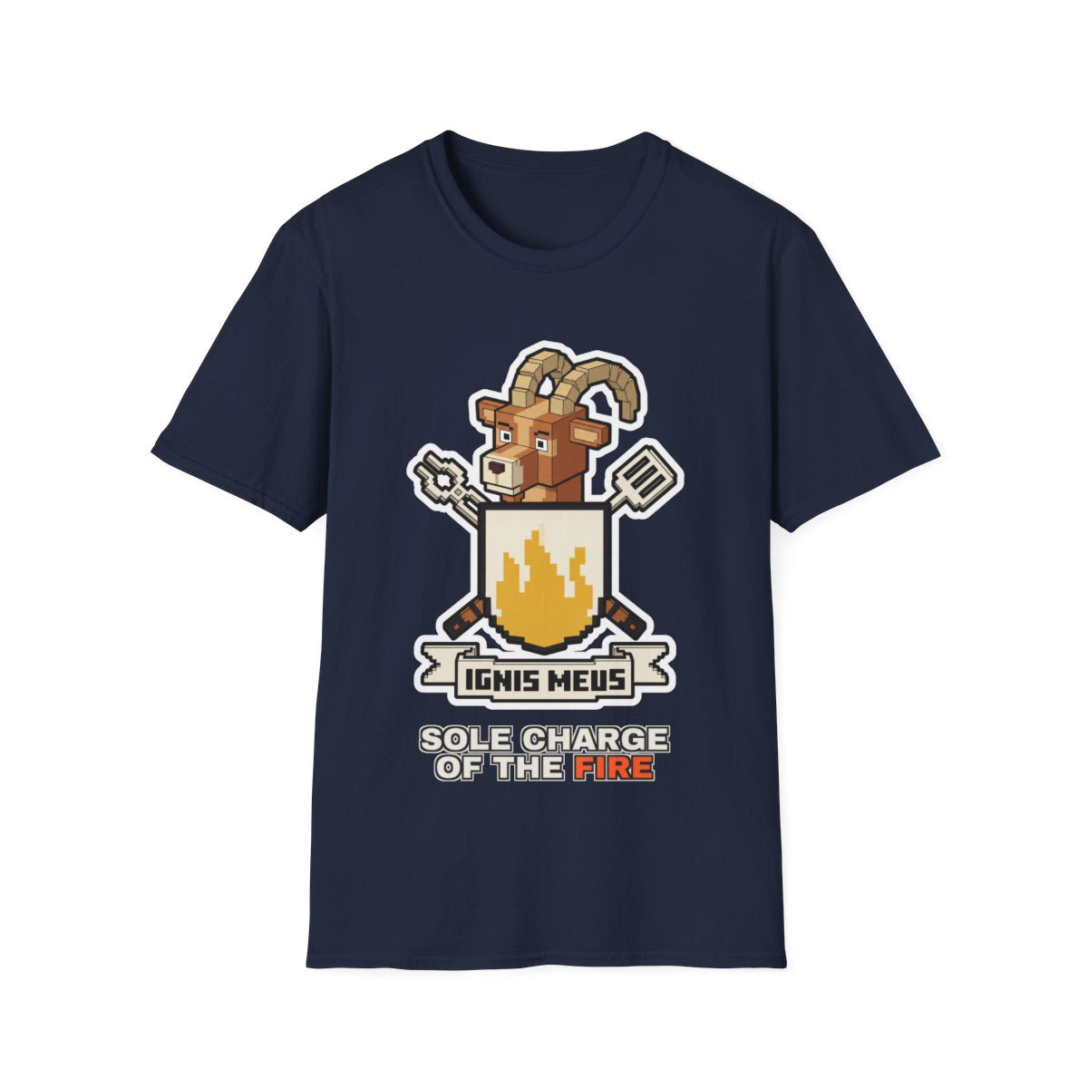 Sole Charge Of The Fire - Navy - front