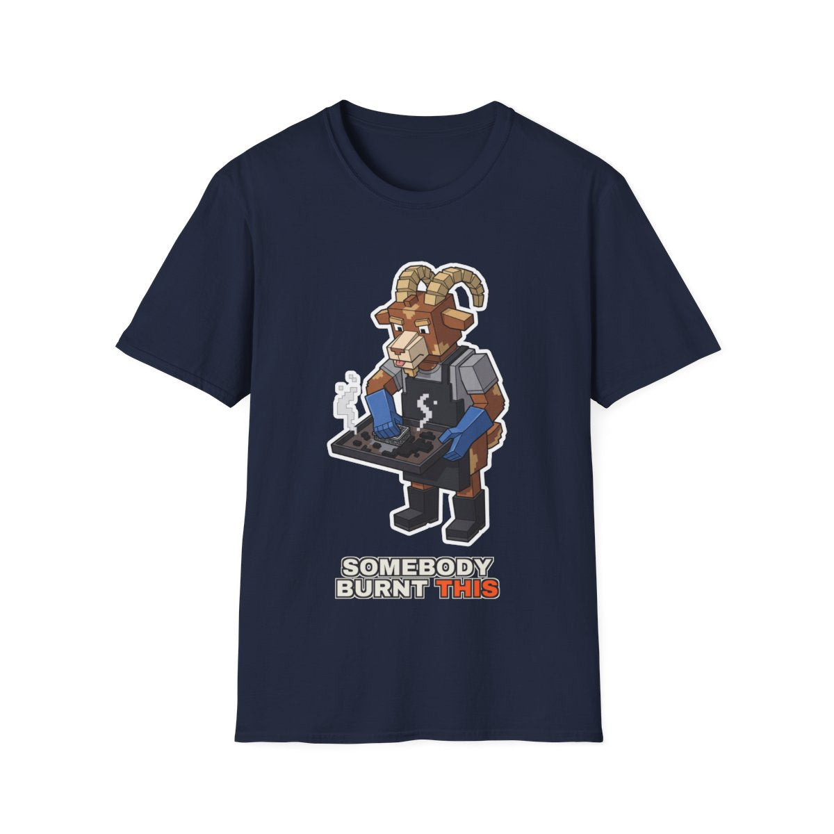 Somebody Burnt This - Navy - front