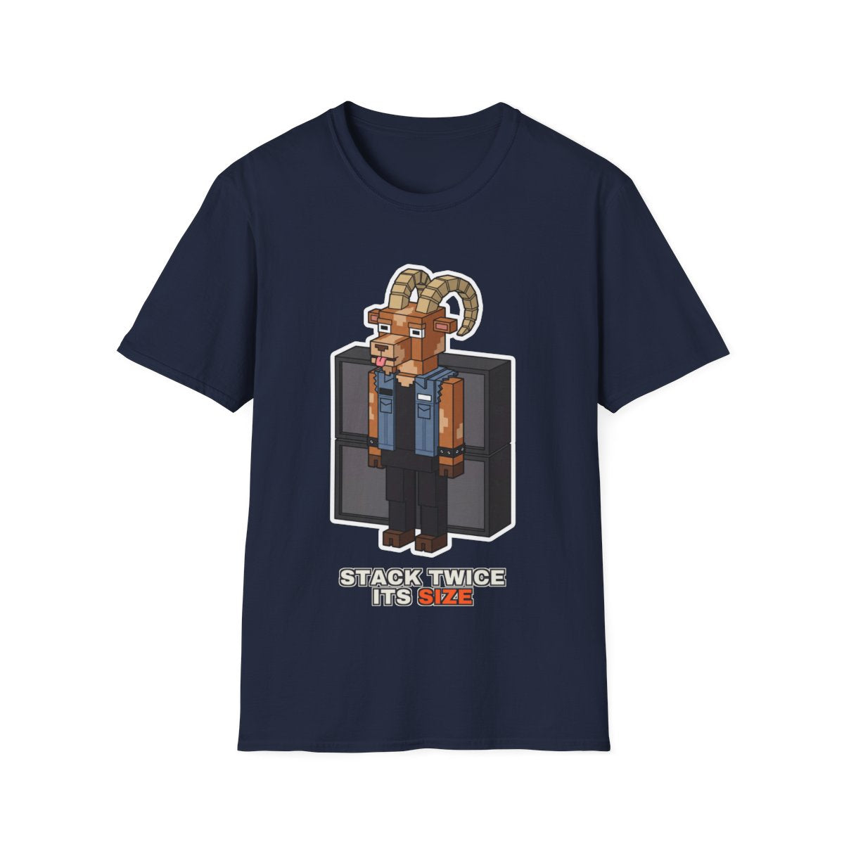 Stack Twice Its Size - Navy - front