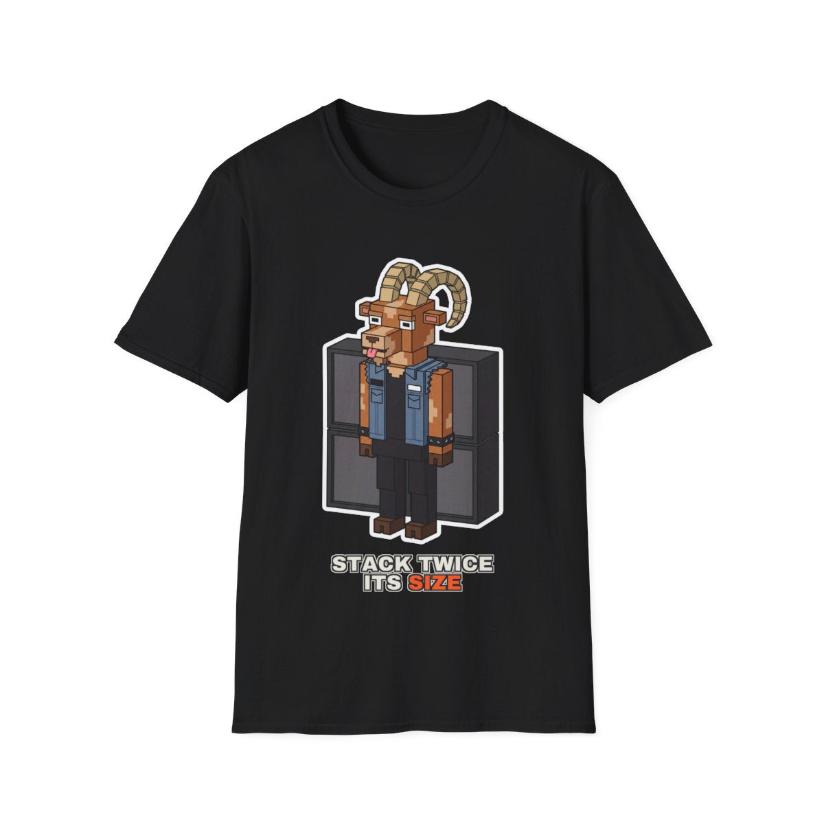 Stack Twice Its Size - Black - front