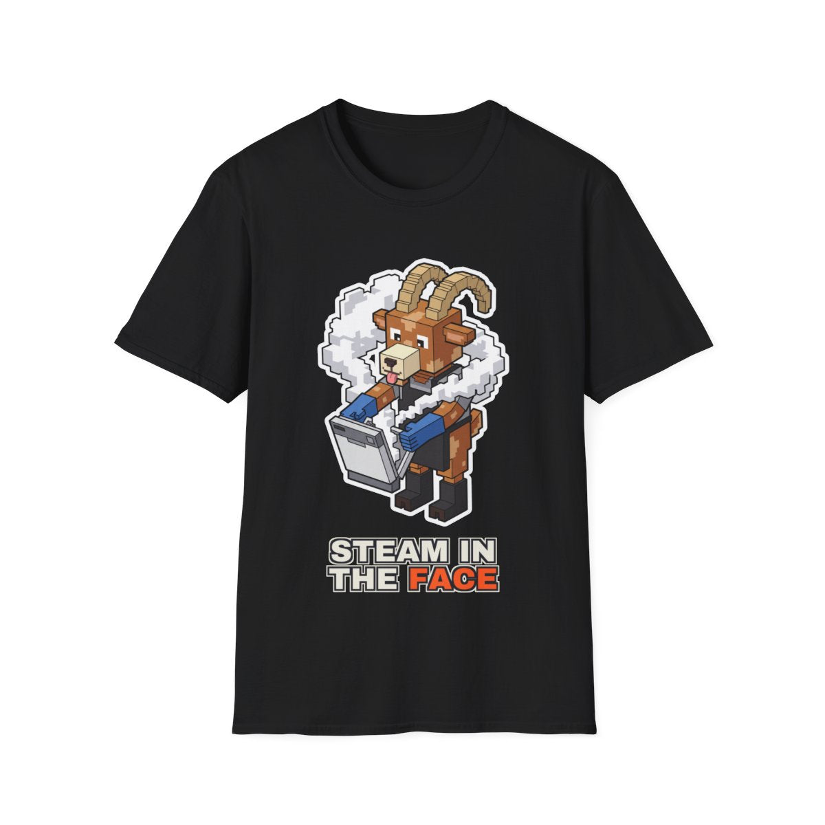 Steam In The Face - Black - front