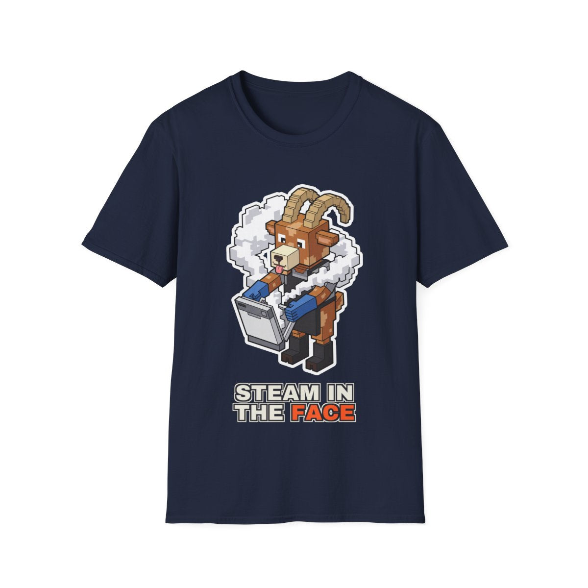 Steam In The Face - Navy - front