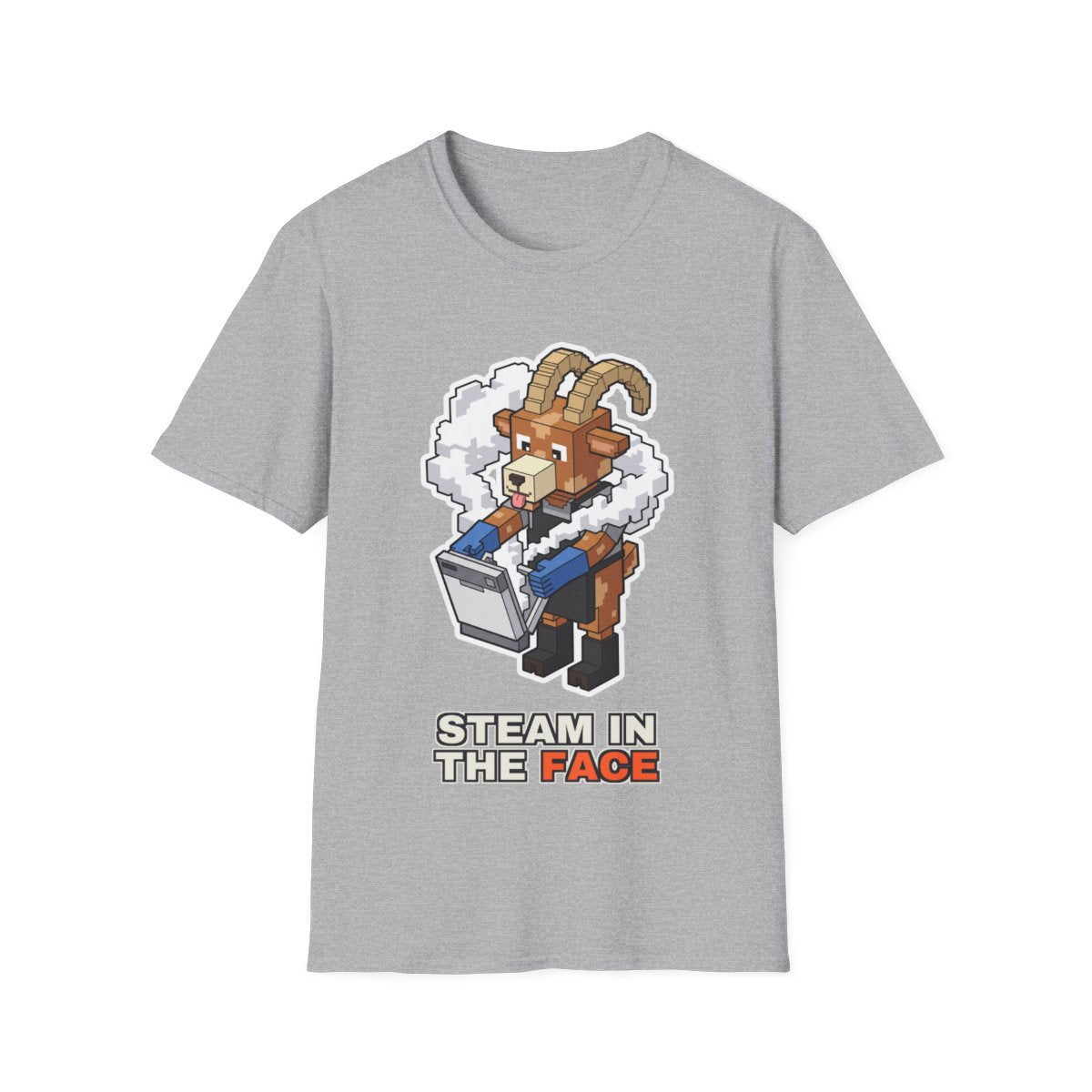 Steam In The Face - Sport Grey - front