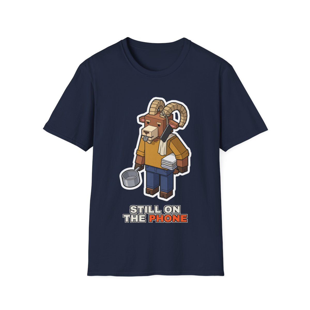 Still On The Phone - Navy - front