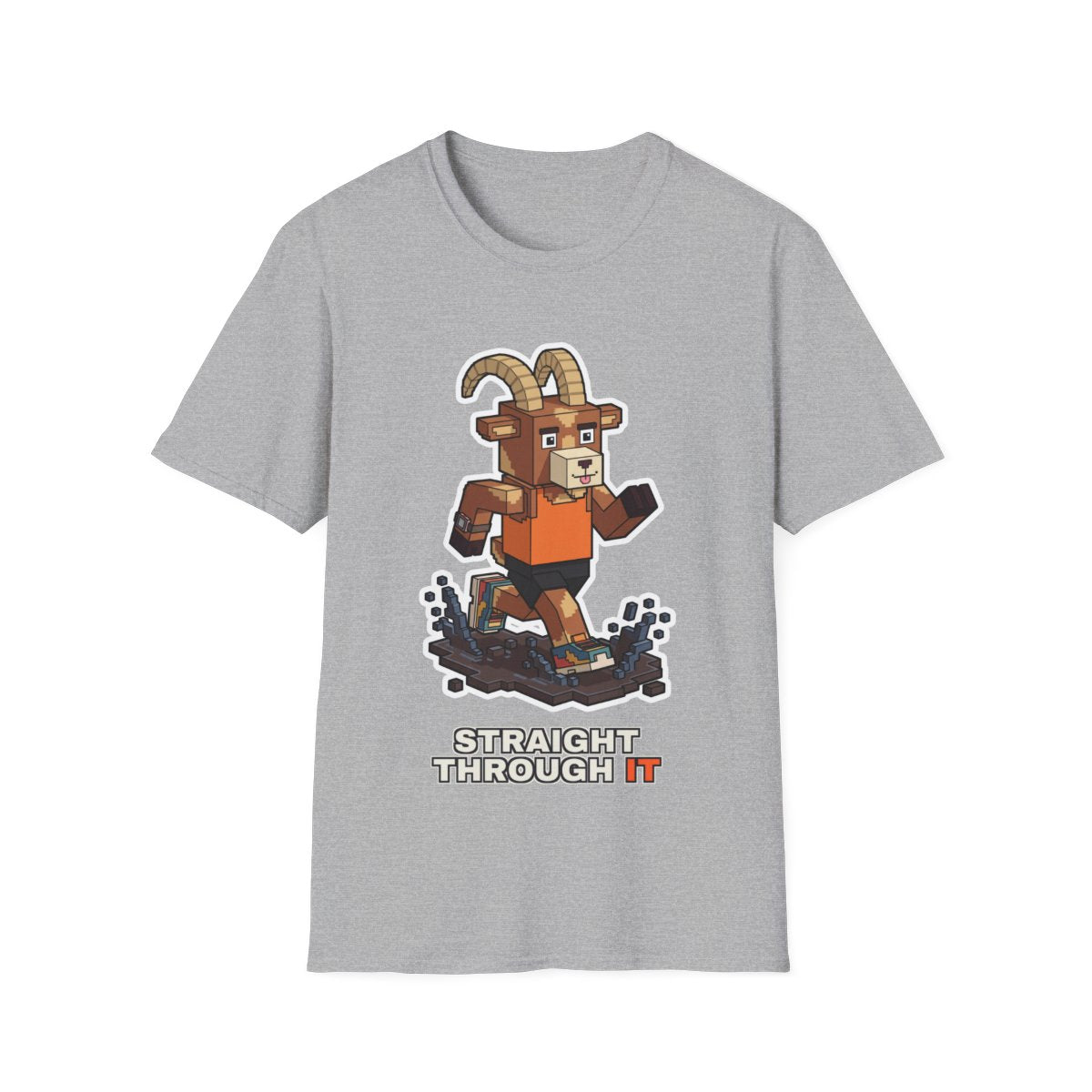 Straight Through It - Sport Grey - front