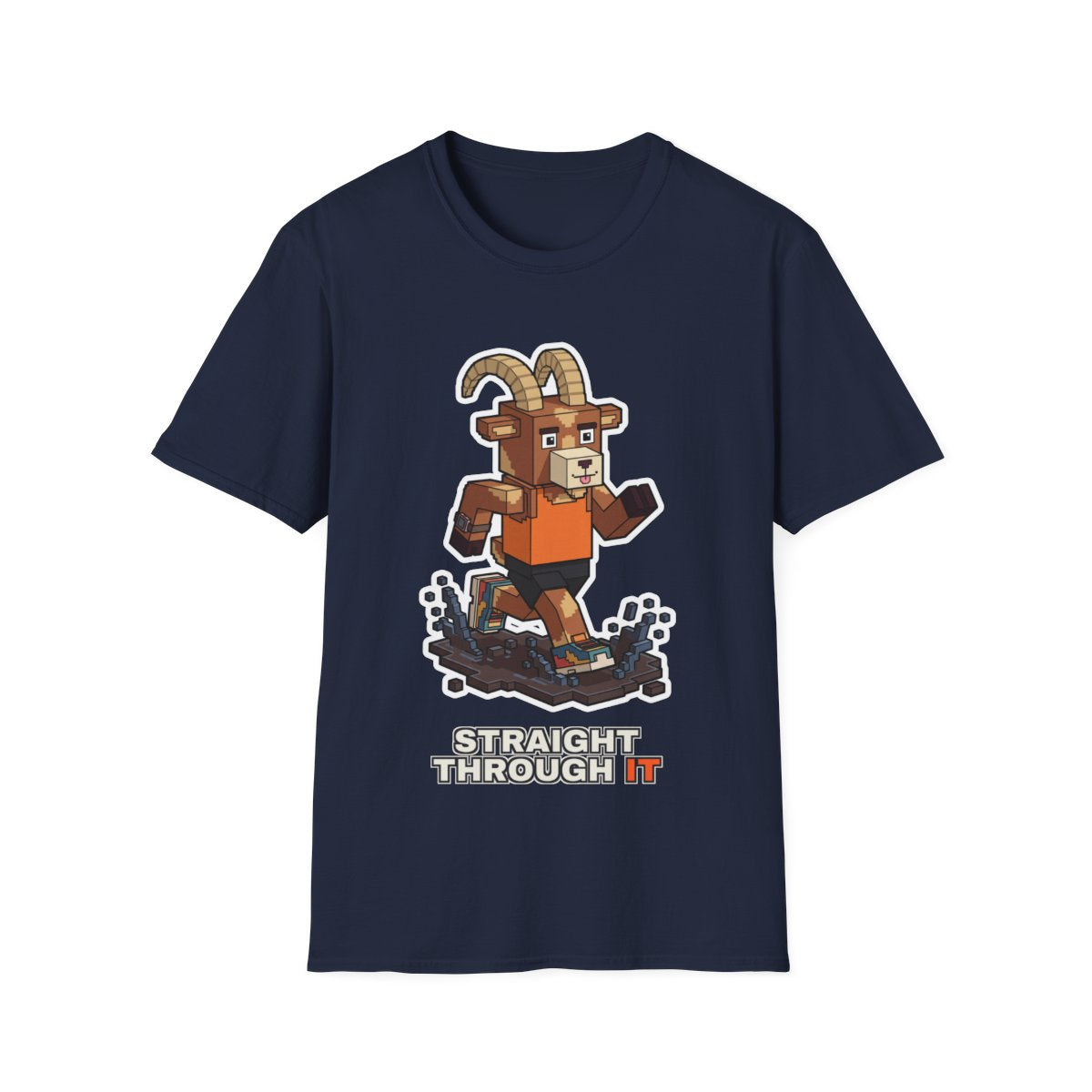 Straight Through It - Navy - front
