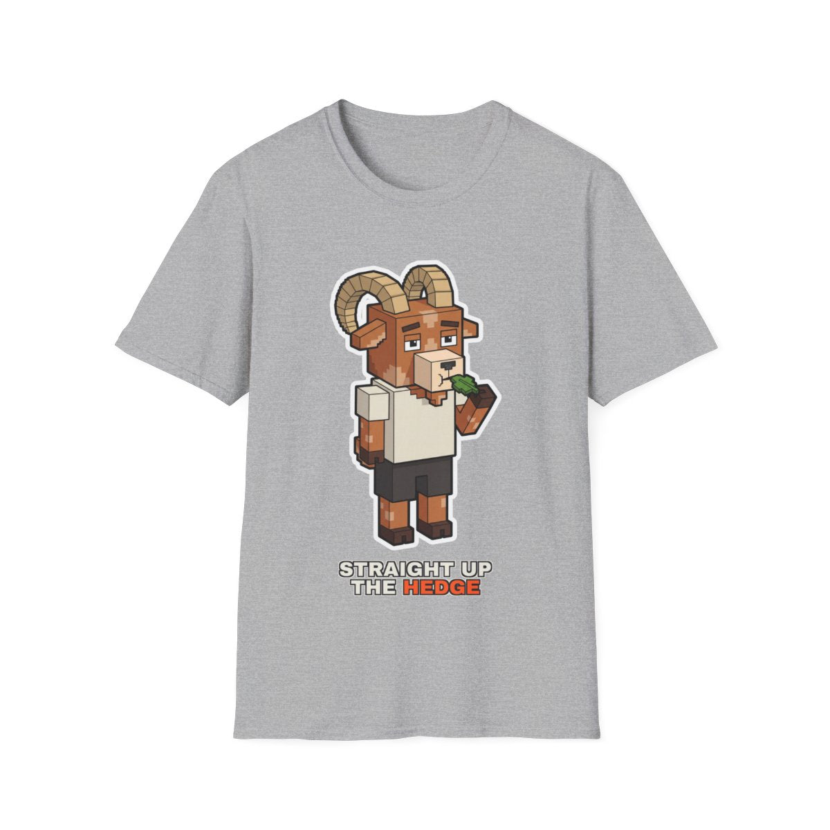Straight Up The Hedge - Sport Grey - front