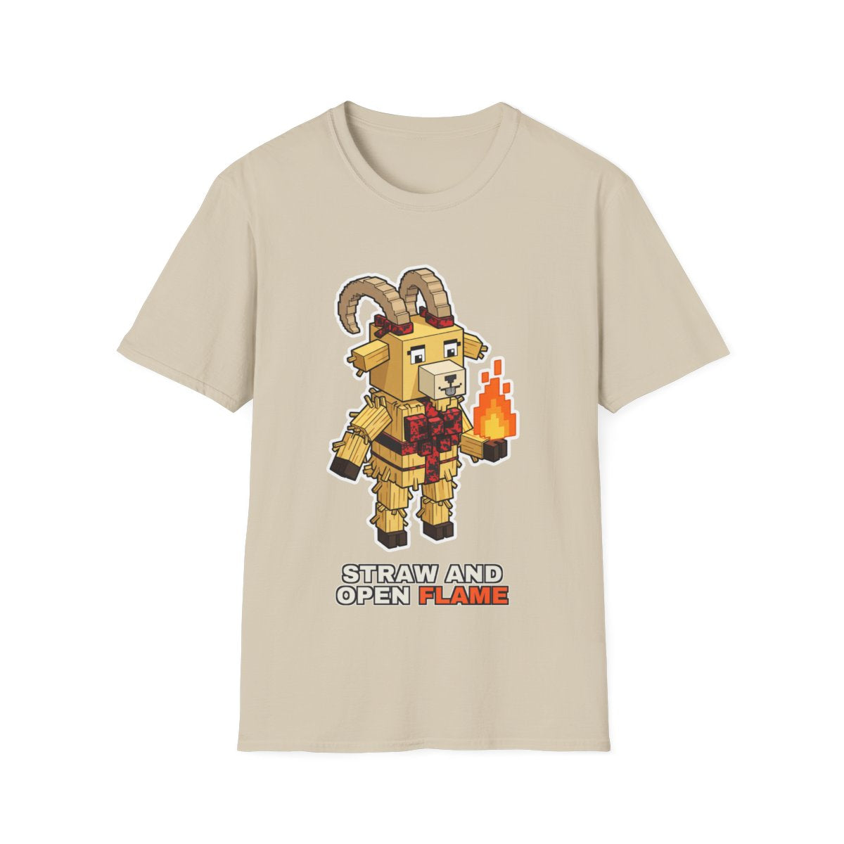 Straw And Open Flame - Sand - front