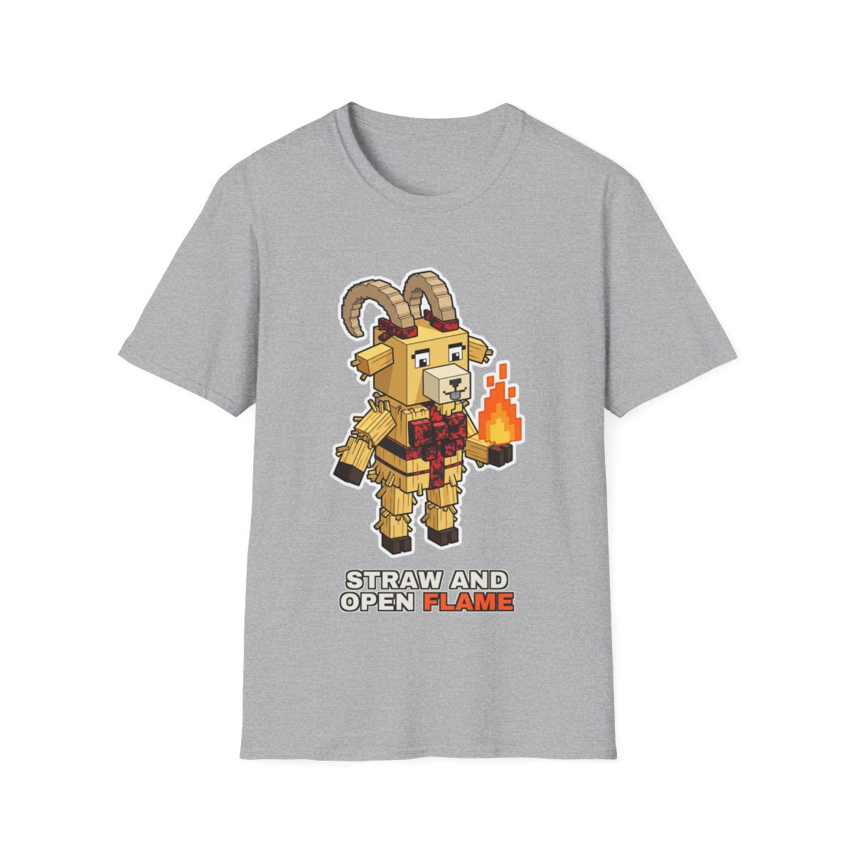 Straw And Open Flame - Sport Grey - front