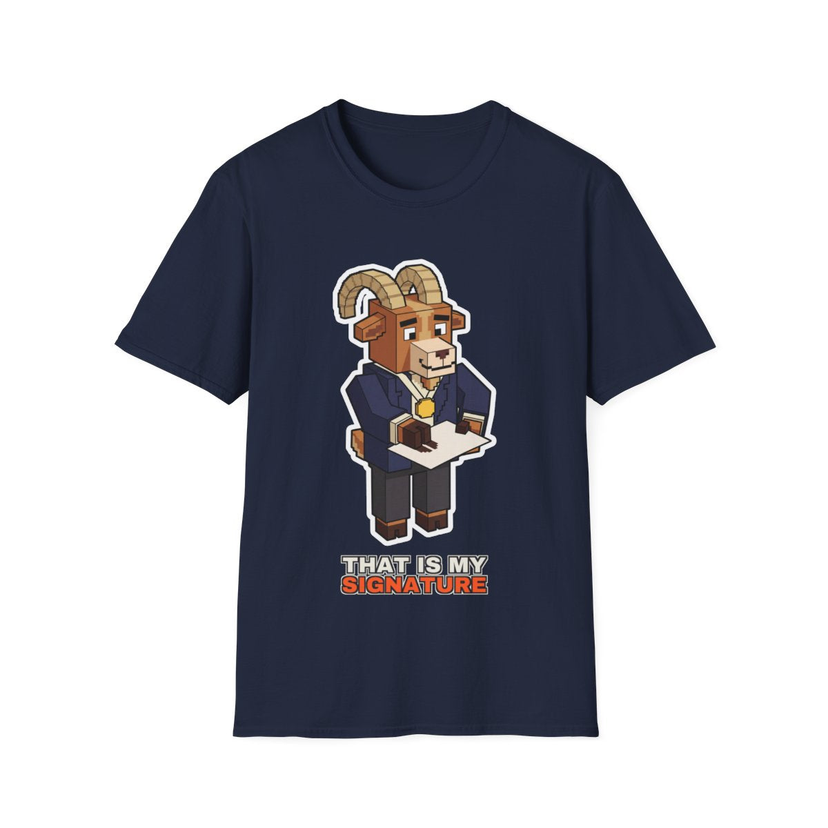 That Is My Signature - Navy - front