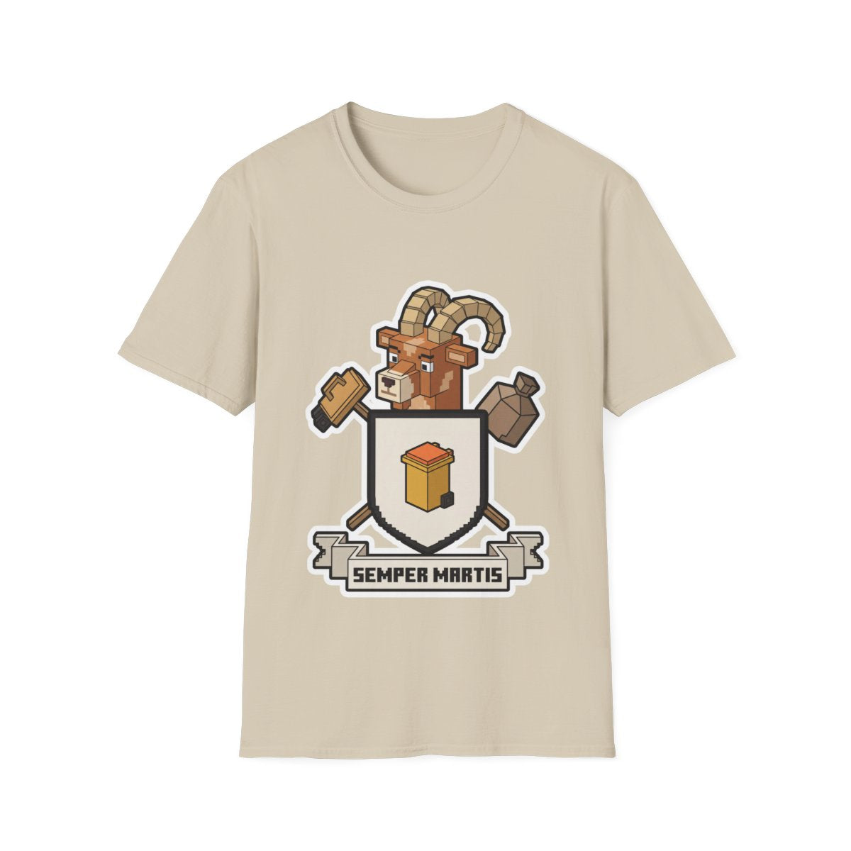 The Bin Day Crest - Sand - front