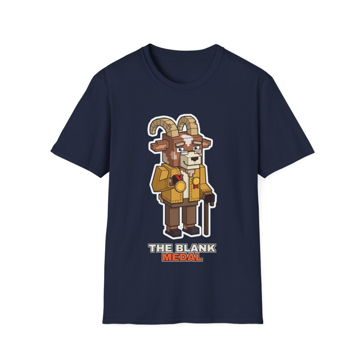 The Blank Medal - Navy - front