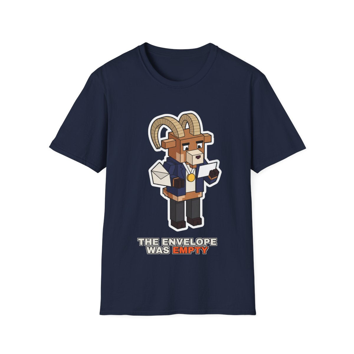 The Envelope Was Empty - Navy - front