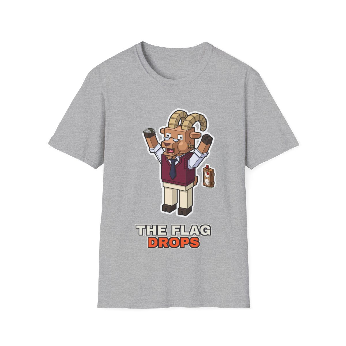 The Flag Drops - Sport Grey - front