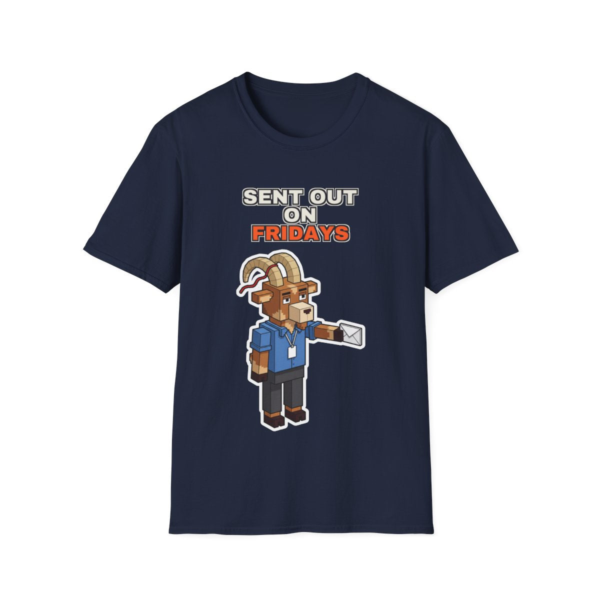 The Friday Job - Navy - front
