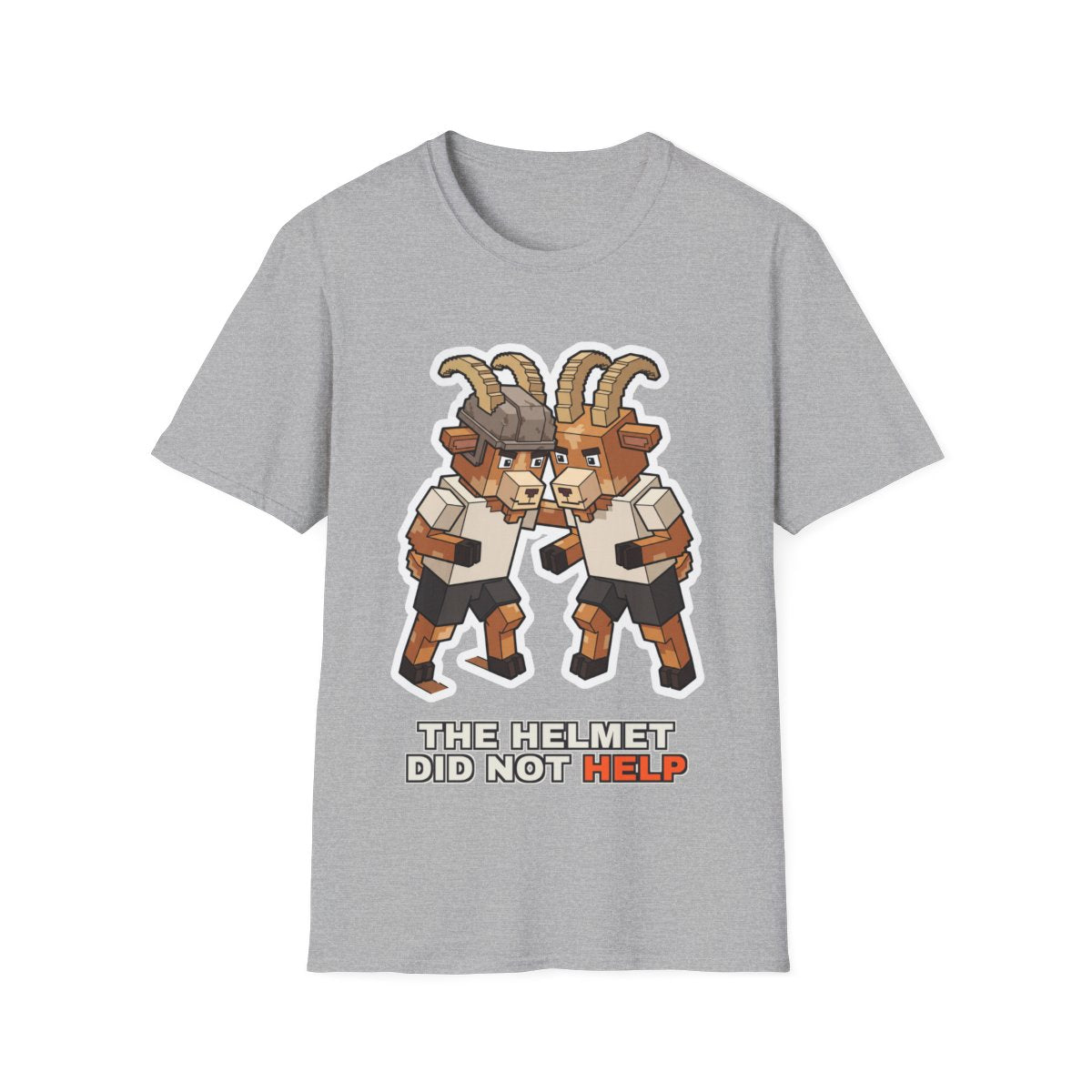 The Helmet Did Not Help - Sport Grey - front