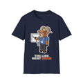 The Line Went Down - Navy - front