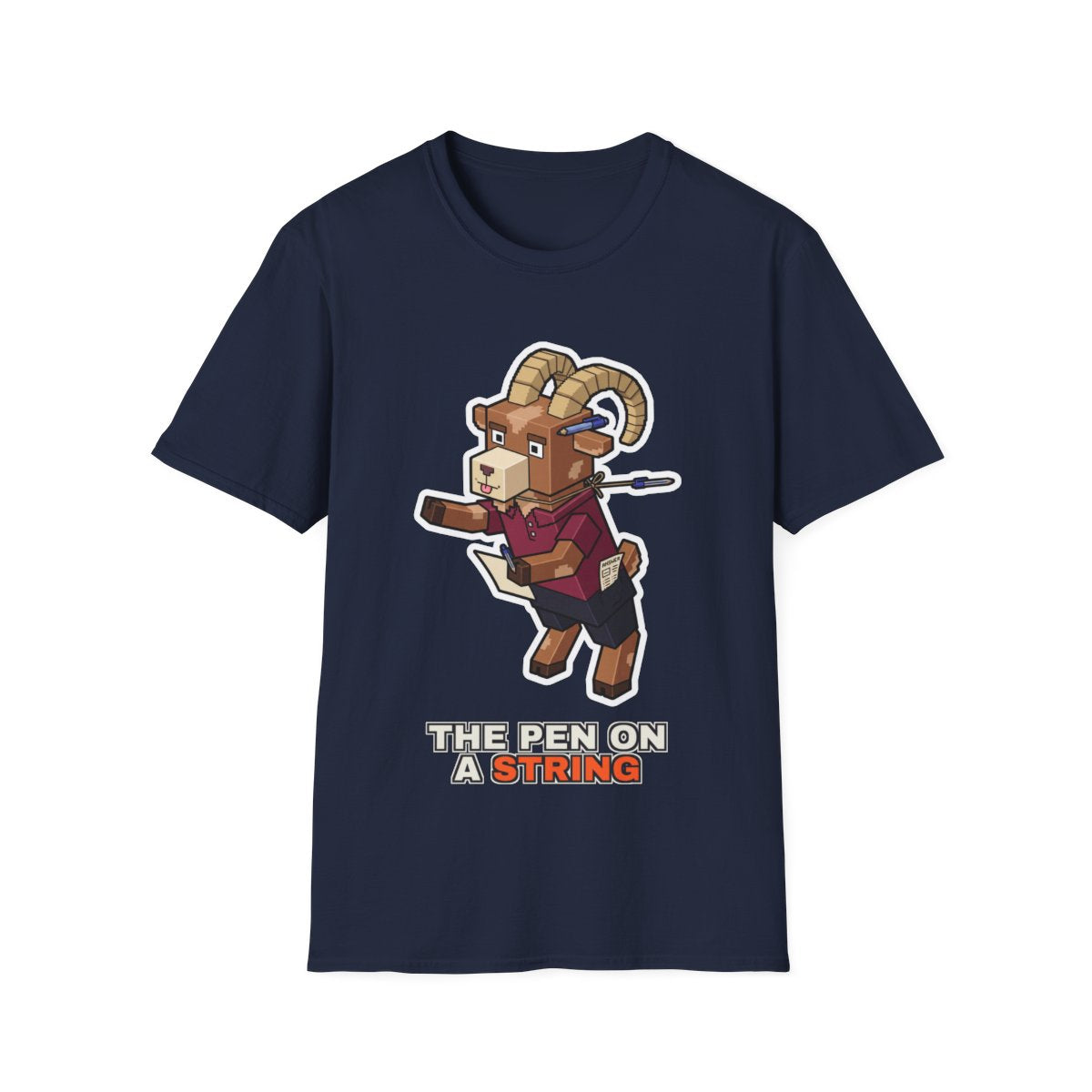 The Pen On A String - Navy - front