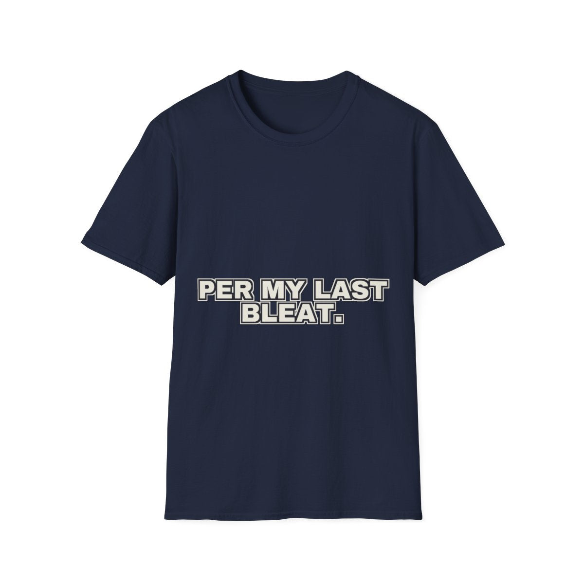 The Polite Threat - Navy - front