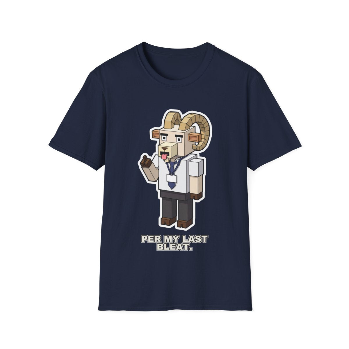 The Polite Threat - Navy - front