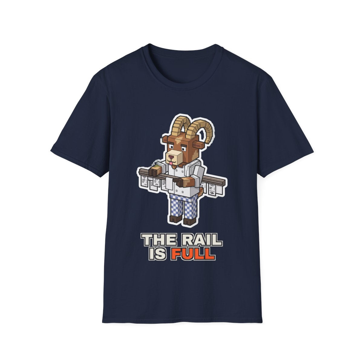 The Rail Is Full - Navy - front