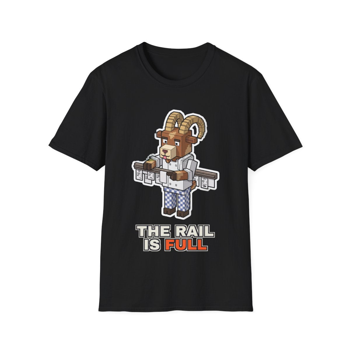 The Rail Is Full - Black - front