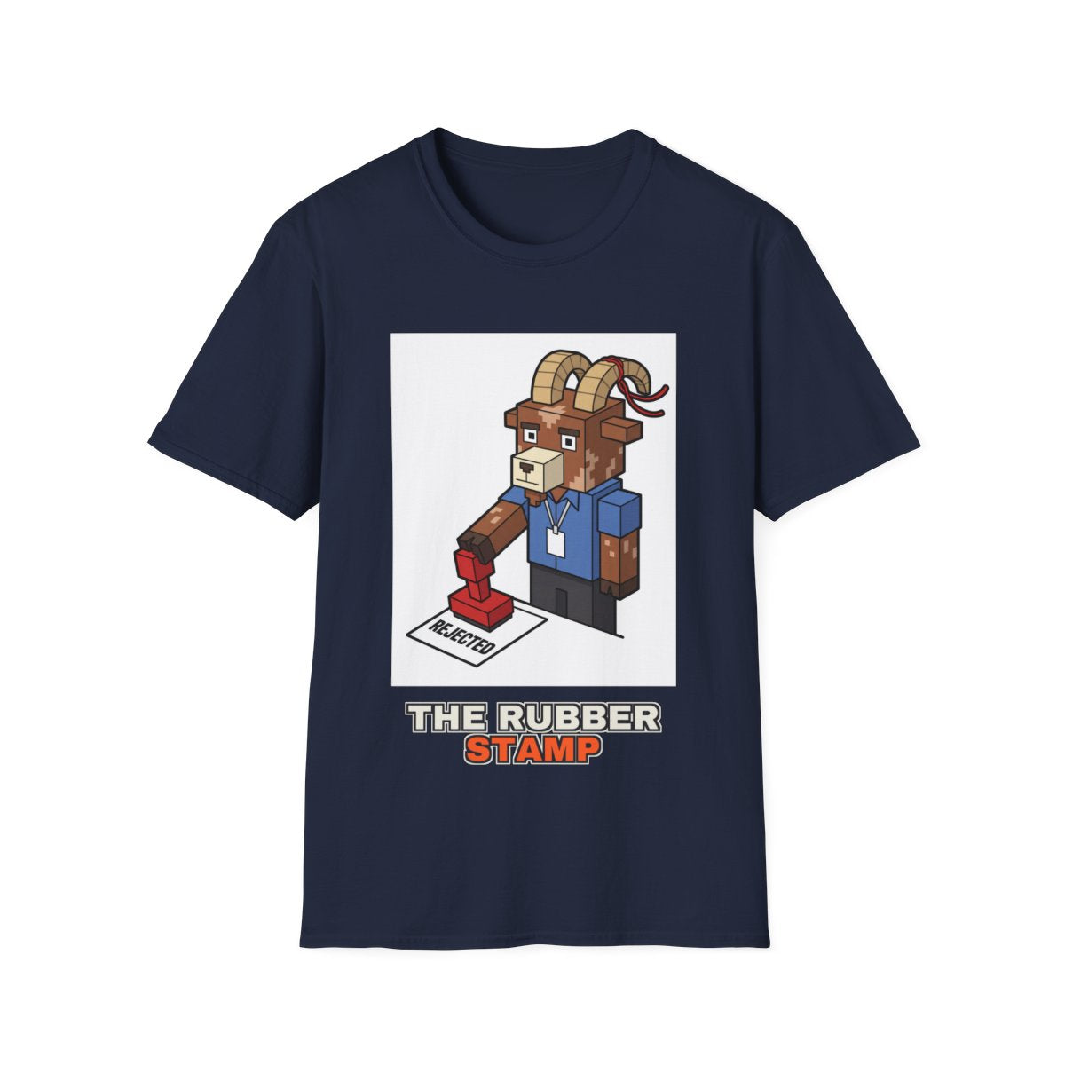 The Rubber Stamp - Navy - front