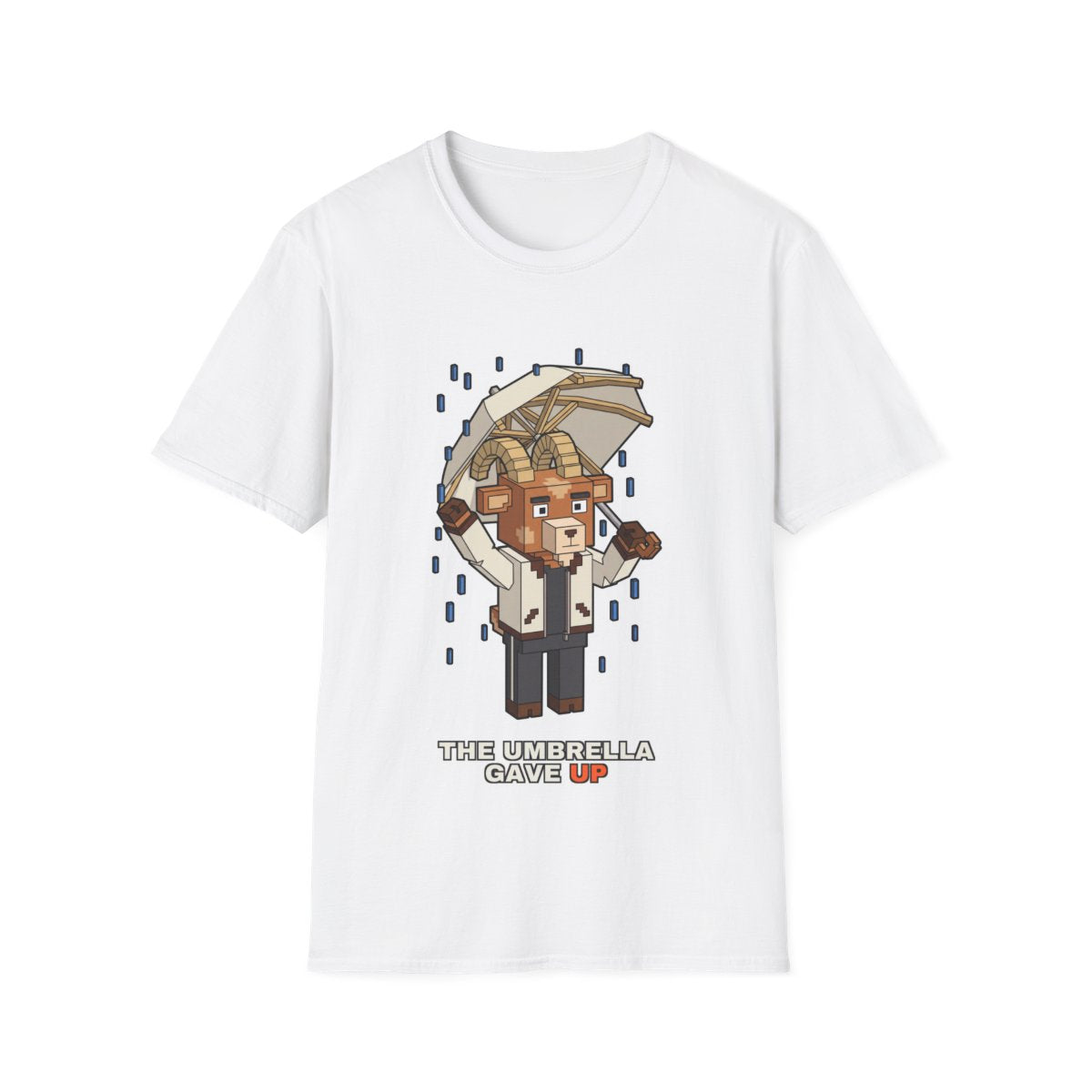The Umbrella Gave Up - White - front