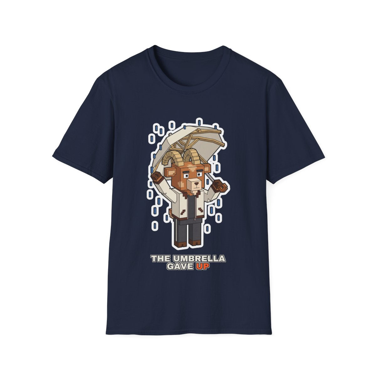 The Umbrella Gave Up - Navy - front