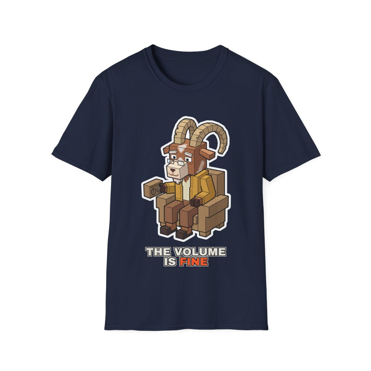 The Volume Is Fine - Navy - front